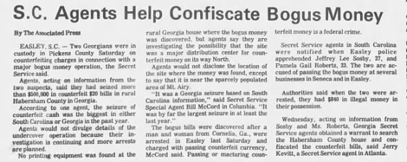 Crime Details, SC